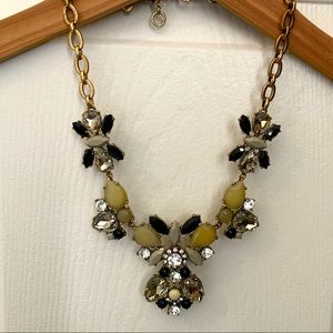 J Crew multicrystal statement necklace